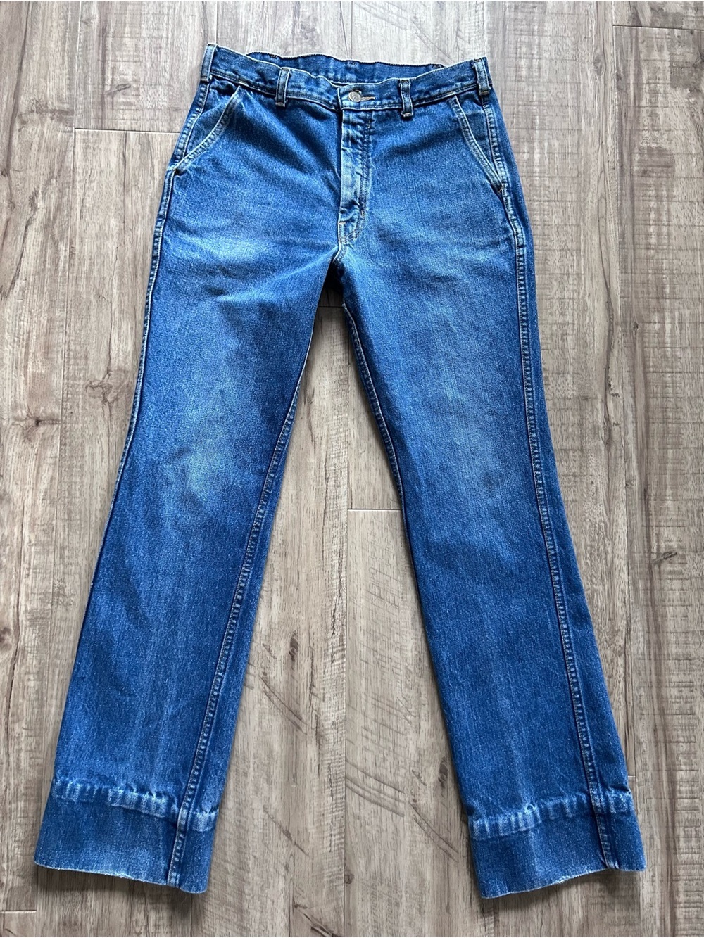 Vintage Big Blue denim jeans streetwear western country